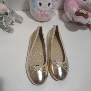 Cat & Jack Gold Ballet Flats for Kids